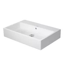   Duravit Vero Air Kerámia mosdó 70x47 cm WonderGliss bevonattal, csaplyuk nélkül, alpin fehér 23507000601