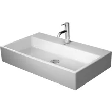   Duravit Vero Air Kerámia mosdó 80x47 cm WonderGliss bevonattal, túlfolyó nélkül, alpin fehér 23508000411
