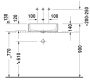 Duravit Vero Air csiszolt kerámia mosdó 50x38 cm, csaplyuk és túlfolyó nélkül, alpin fehér 2351500000