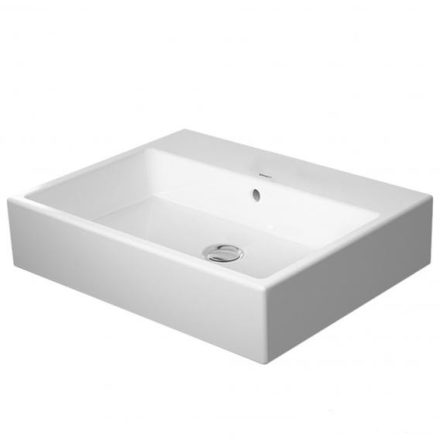 Duravit Vero Air csiszolt kerámia mosdó 60x47 cm, csapfurat nélkül, alpin fehér 2352600060