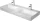 Duravit DuraSquare aláépíthető mosdó 120cm 2353120041