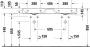 Duravit DuraSquare aláépíthető mosdó 120cm 2353120041