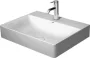 Duravit DuraSquare WonderGliss aláépíthető mosdó 60x47 23536000411
