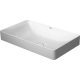 Duravit DuraSquare WonderGliss beépíthető mosdó 60x34,5 23556000001