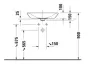 Duravit Viu Ráültethető mosdó 60x41,5 cm, WonderGliss bevonattal 23586000001