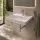 Duravit D-Neo 60x44 cm mosdó szett lefolyógarnitúrával és króm csapteleppel