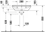 Duravit D-Neo 60x44 cm fehér kerámia mosdó 2366600000
