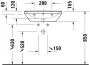Duravit D-Neo 60x44 cm fehér kerámia mosdó 2366600000