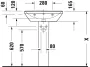 Duravit D-Neo 60x44 cm fehér kerámia mosdó 2366600000