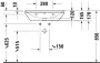 Duravit D-Neo mosdó 65x44 cm, fehér 2366650000