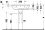 Duravit D-Neo mosdó 65x44 cm, fehér 2366650000