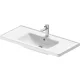 Duravit D-Neo bútorral aláépíthető kerámia mosdó 105x48 cm fehér alpin 2367100000