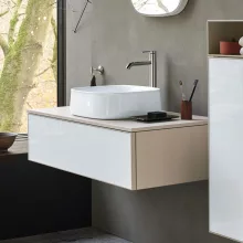   Duravit Zencha kerámia mosdótál 42x42 cm, fényes fehér 2373420079
