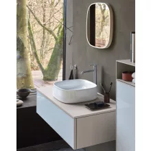   Duravit Zencha kerámia mosdótál 42x42 cm, WonderGliss bevonattal, fényes fehér 23734200791