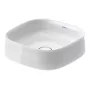 Duravit Zencha kerámia mosdótál 42x42 cm, WonderGliss bevonattal, fényes fehér 23734200791
