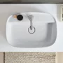Duravit Zencha kerámia mosdótál 55x39 cm, csaplyukkal és rögzítővel, fehér 2374550071