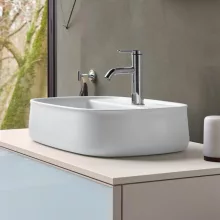   Duravit Zencha kerámia mosdótál 55x39 cm, csaplyukkal és rögzítővel, matt fehér 2374553271