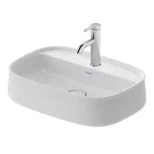   Duravit  Zencha kerámia mosdótál 55x39 cm, WonderGliss bevonattal, matt fehér 23745532711