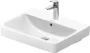 Duravit No.1 mosdó túlfolyóval 600x460 mm, magasfényű fehér 23756000002