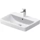 Duravit No.1 DuraStyle Basic mosdó túlfolyóval 650x460 mm, magasfényű fehér 23756500002