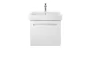 Duravit No.1 DuraStyle Basic mosdó túlfolyóval 650x460 mm, magasfényű fehér 23756500002