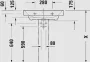 Duravit No.1 DuraStyle Basic mosdó túlfolyóval 650x460 mm, magasfényű fehér 23756500002