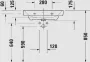Duravit No.1 DuraStyle Basic mosdó túlfolyóval 650x460 mm, magasfényű fehér 23756500002