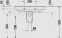 Duravit No.1 DuraStyle Basic mosdó túlfolyóval 800x460 mm, magasfényű fehér 23758000002