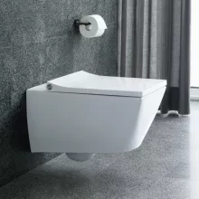   Duravit Viu Rimless fali WC csésze 37x57 cm fehér alpin, WonderGliss bevonattal 25110900001