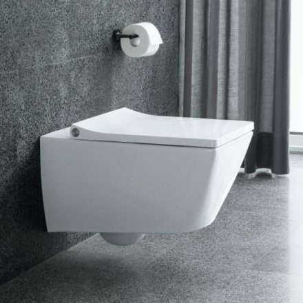 Duravit Viu Rimless fali WC csésze 37x57 cm fehér alpin, WonderGliss bevonattal 25110900001