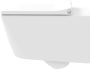 Duravit Viu Rimless fali WC csésze 37x57 cm fehér alpin, WonderGliss bevonattal 25110900001
