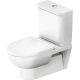 Duravit No.1 DuraStyle Basic mélyöblítésű fali WC kombinációhoz 36,5x65 cm, magasfényű fehér 25120900002