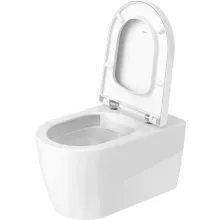   Duravit ME by Starck öblítőperem nélküli fali WC csésze 37x57 cm, Durafix rögzítővel 2529090000