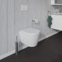 Duravit ME by Starck öblítőperem nélküli fali WC csésze 37x57 cm, Durafix rögzítővel 2529090000