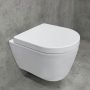 Duravit ME by Starck öblítőperem nélküli Kompakt fali WC csésze 37x48 cm, Durafix rögzítővel 2530090000