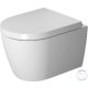 Duravit ME by Starck perem nélküli Kompakt fali WC csésze 37x48 cm, WonderGliss 25300900001