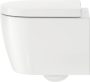 Duravit ME by Starck perem nélküli Kompakt fali WC csésze 37x48 cm, WonderGliss 25300900001