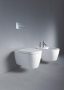 Duravit ME by Starck perem nélküli Kompakt fali WC csésze 37x48 cm, WonderGliss 25300900001