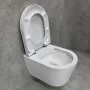 Duravit ME by Starck öblítőperem nélküli Kompakt fali WC csésze 37x48 cm, Durafix rögzítővel 2530090000