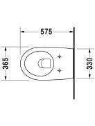 Duravit Architec fali WC csésze 2546090064
