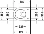 Duravit Darling New compact fali WC csésze 2549090000
