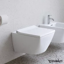   Duravit Viu peremnélküli fali compact WC 36,5x48 cm rögzítővel 2573090000