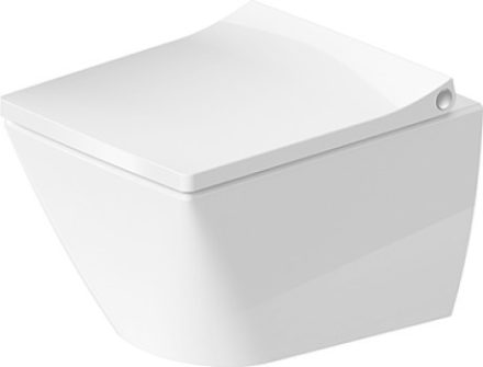 Duravit Viu peremnélküli fali compact WC 36,5x48 rögzítővel és WonderGliss bevonattal 25730900001