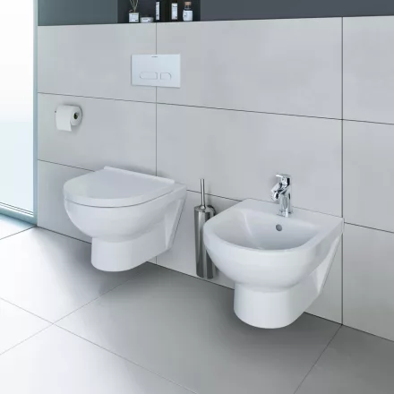 Duravit No.1 compact fali kerámia WC csésze 365x480 mélyöblítéssel, magasfényű fehér 25750900002