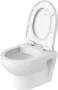 Duravit No.1 compact fali kerámia WC csésze 365x480 mélyöblítéssel, magasfényű fehér 25750900002