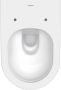 Duravit D-Neo öblítőperem nélküli fali WC csésze, HygieneGlaze bevonattal, fehér 2577092000