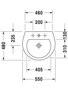 Duravit Darling New mosdó 55x48 2621550000