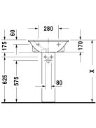 Duravit Darling New mosdó 55x48 2621550000