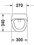 Duravit DuraStyle elektromos piszoár, elemes 2804310000