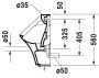 Duravit DuraStyle elektromos piszoár, elemes 2804310000